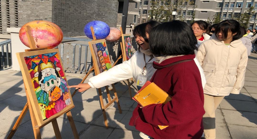 百年礼赞筑梦飞翔黄麓师范学校举办第五届校园书画展